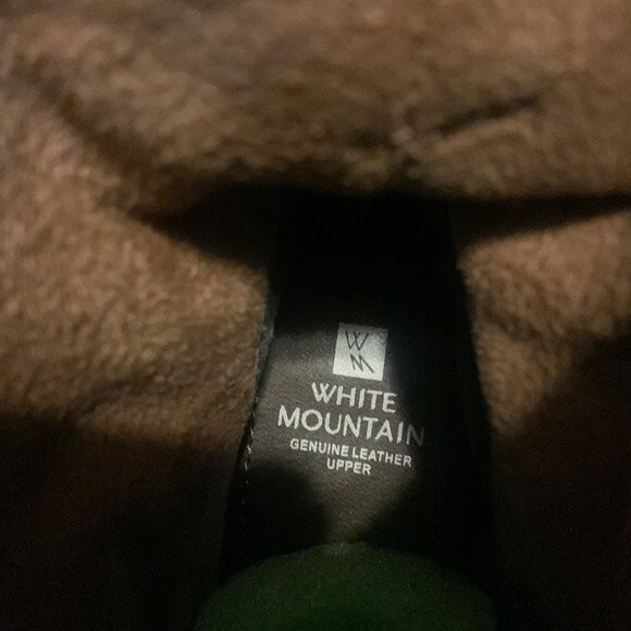 White Mountain Behari Women's Size 8.5 Brown Leather Slouchy Heeled Boots - Picture 9 of 13